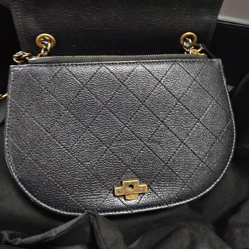 Chanel 古巴系列牛皮馬鞍包-6