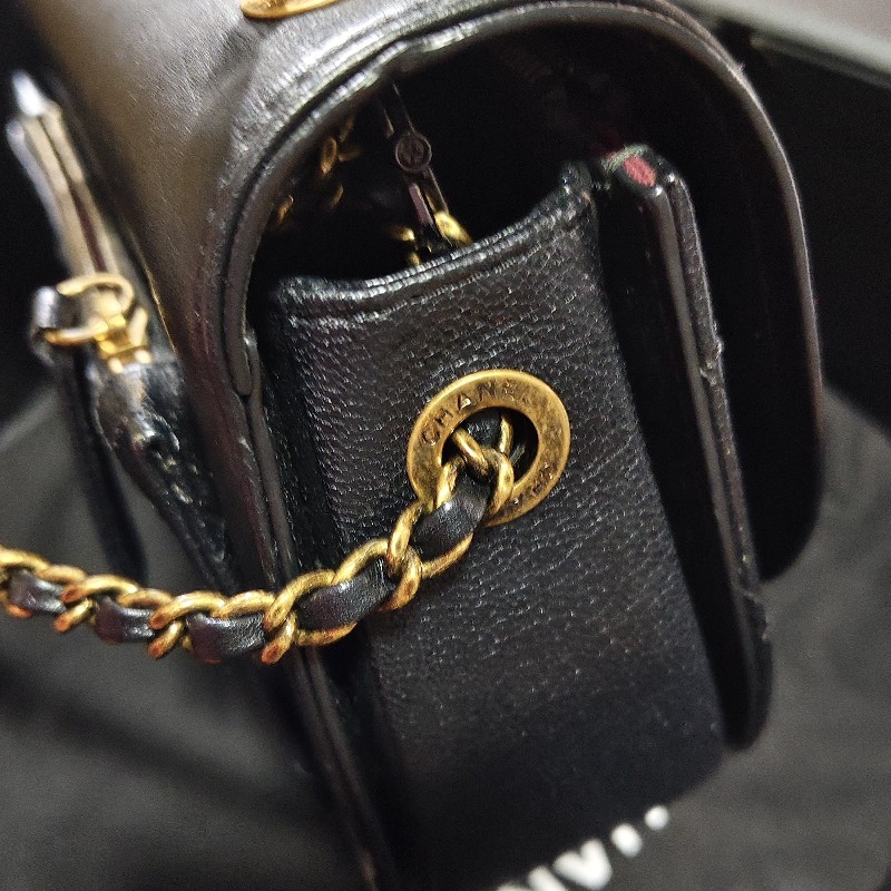Chanel 古巴系列牛皮馬鞍包-7