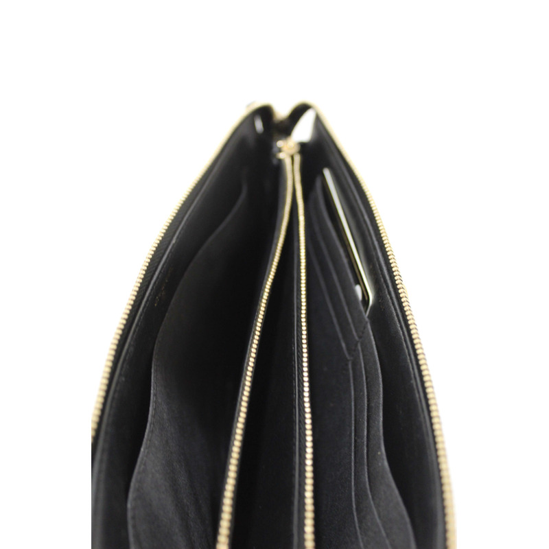 Chanel Black Lambskin Quilted Small Boy Zipped Pouch-17
