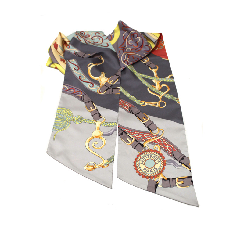 Hermes Silk Festival des Amazones Maxi Twilly Scarf-1
