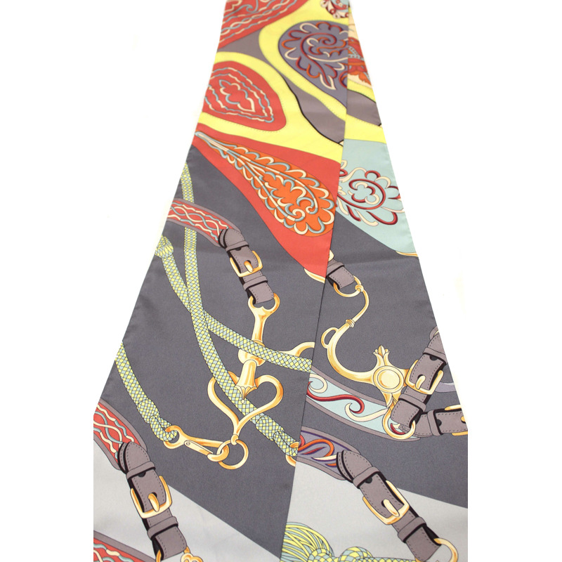 Hermes Silk Festival des Amazones Maxi Twilly Scarf-3