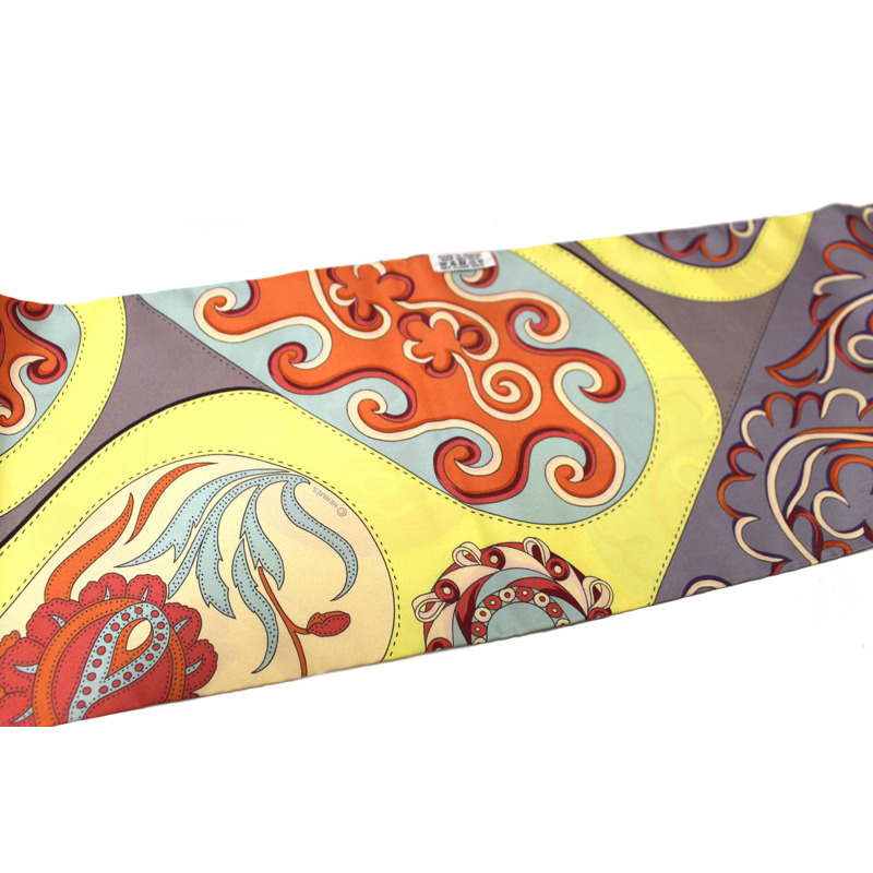 Hermes Silk Festival des Amazones Maxi Twilly Scarf-4