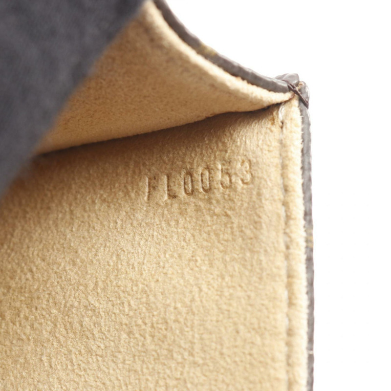 Louis Vuitton Florentine Pochette 腰包,主體 PVC 塗層帆布和皮革字母,女款,棕色,M51855-4