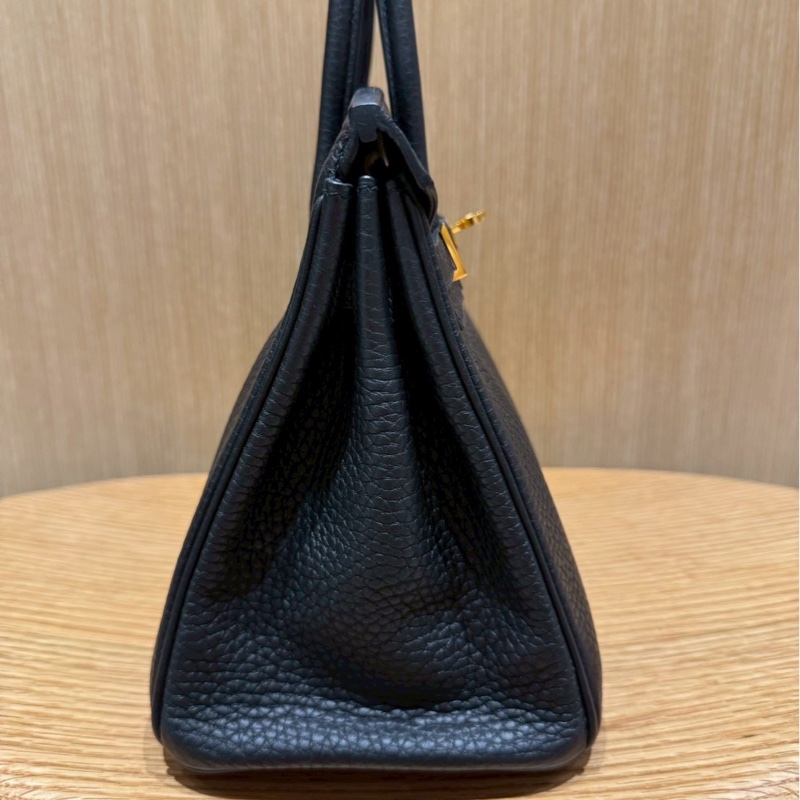 HERMÈS Birkin 25公分 黑色金扣-2