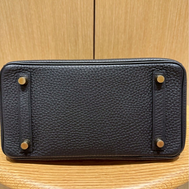 HERMÈS Birkin 25公分 黑色金扣-4