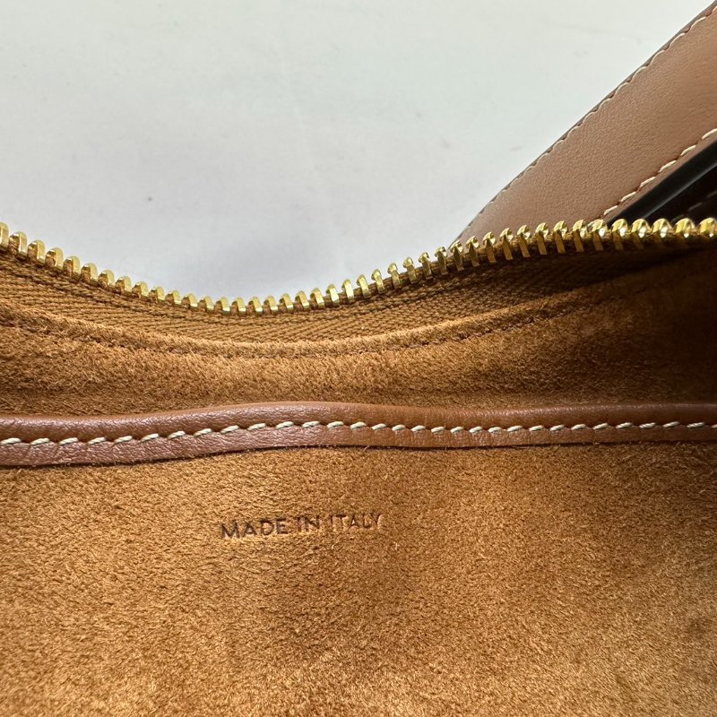 CELINE 小牛皮刺繡Logo中款AVA手袋-6