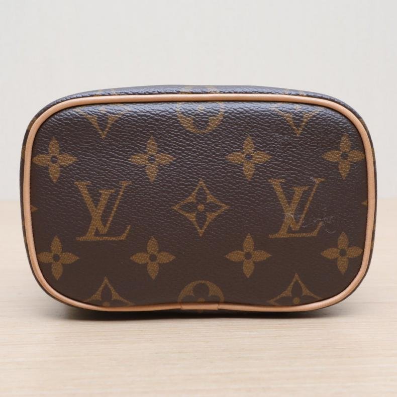LOUIS VUITTON Nice化妝包Nano14老花PVC晶片肩背包-2