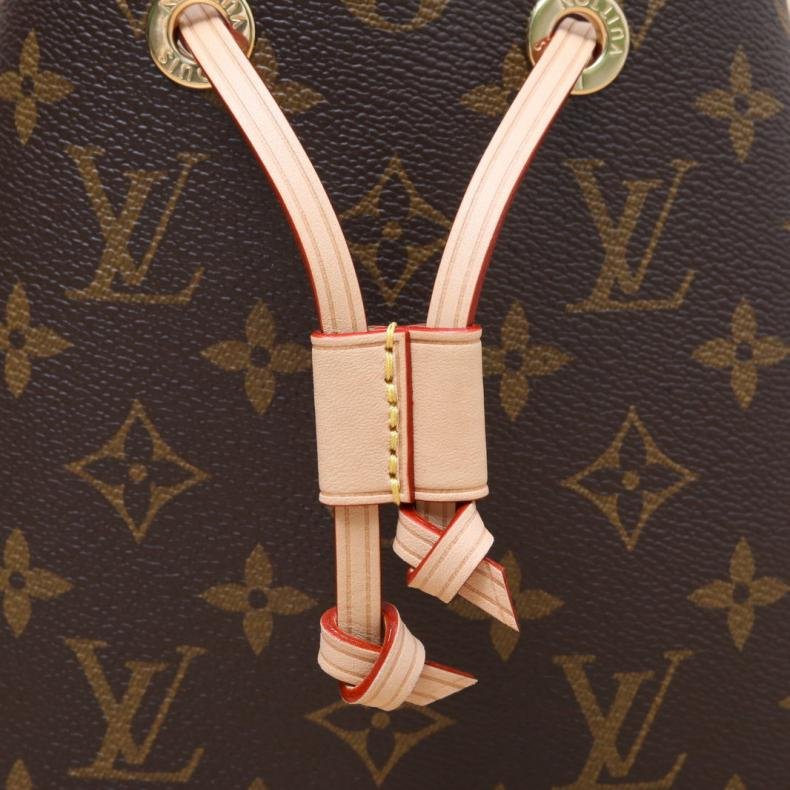 LOUIS VUITTON NÉONOÉ水桶包BB20老花PVC金扣晶片肩背包-4