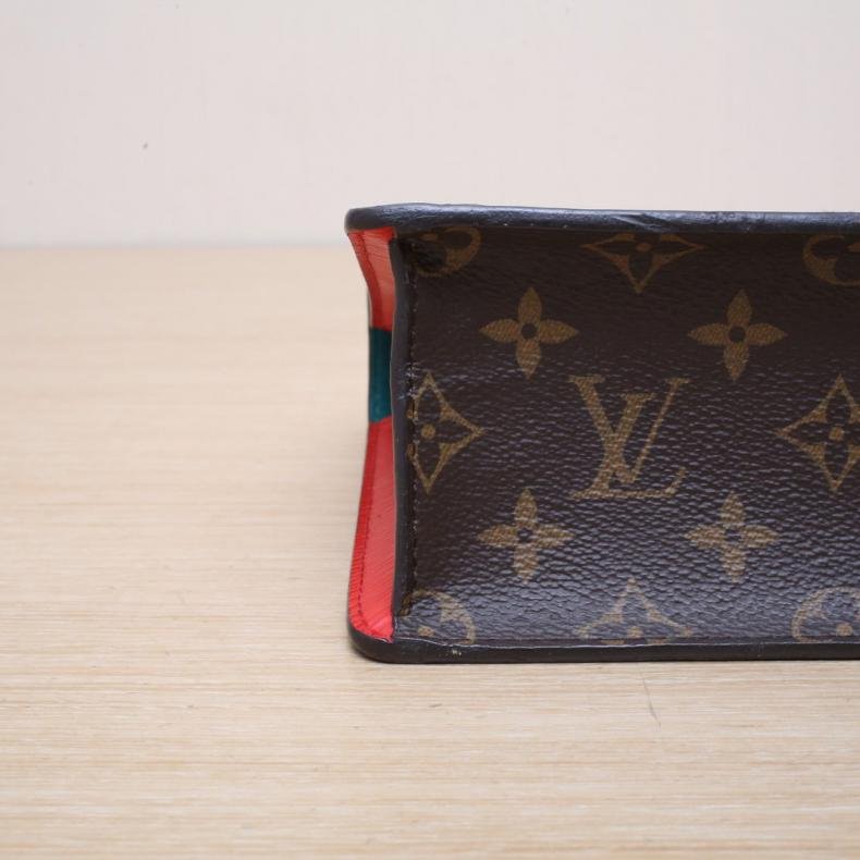 LOUIS VUITTON SpringStreet手提包藍色漆皮/PVC/EPI水波紋牛皮銀扣2019肩背包-2
