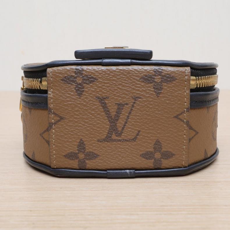 LOUIS VUITTON PETITEBOITECHAPEAU硬圓餅Mini13老花PVC晶片肩背包-2