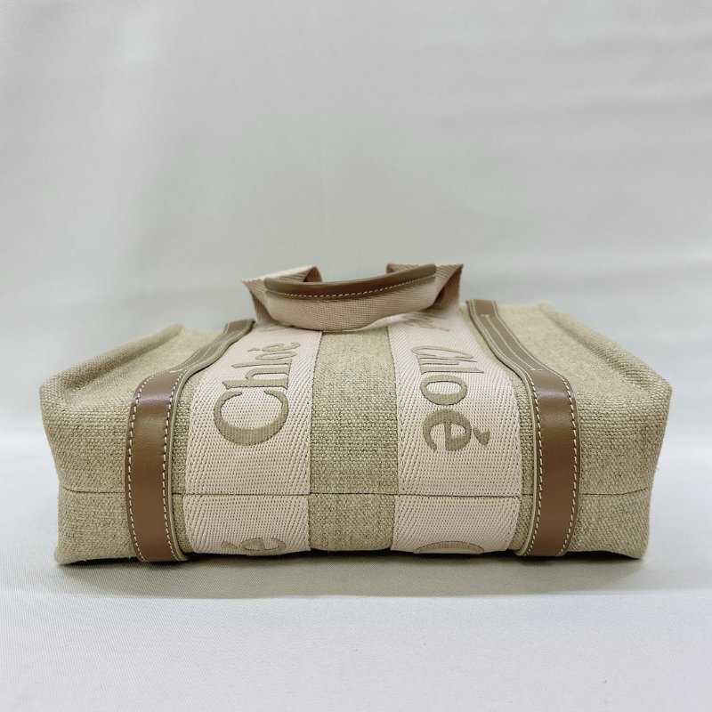 CHLOE 全新Woody tote小款帆布包-7