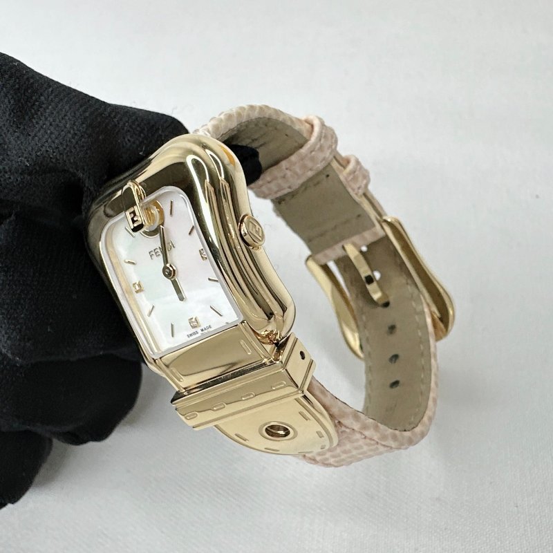 FENDI B.Fendi珍珠母貝石英女錶-5