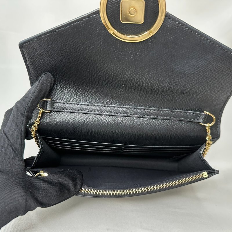 FENDI FF皮革信封woc鏈包-5