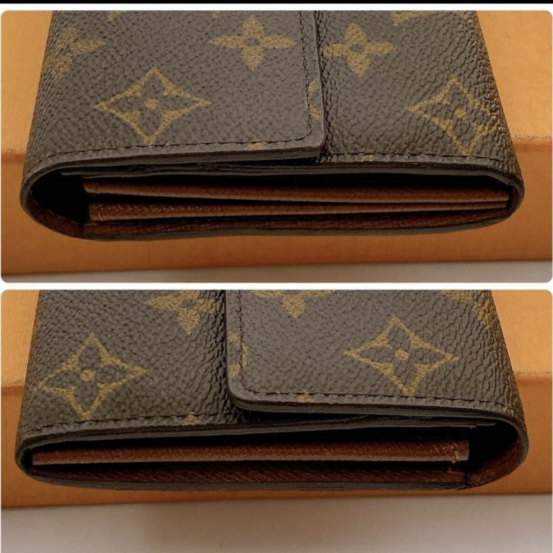 日本二手／LV長夾／內有拉鏈零錢袋／MI2068-5