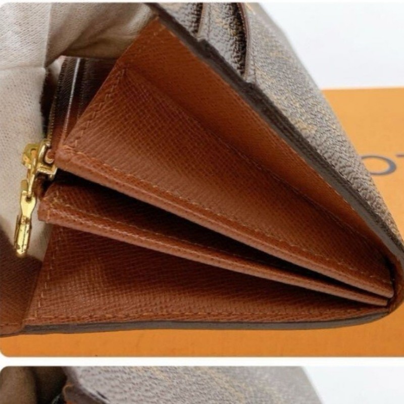 日本二手／LV長夾／內有拉鏈零錢袋／MI2068-12