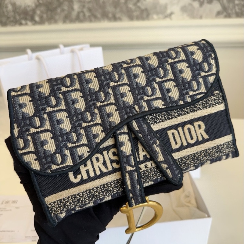 Dior迪奧 saddle老花刺繡胸包斜挎包 尺寸約21×13 附件:原廠盒 塵袋-7