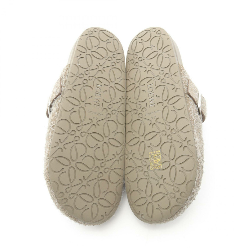 LOEWE Ease Buckle Mules Sandals M816V29X12416044 磨砂絨面革 #44 新款 男款-3