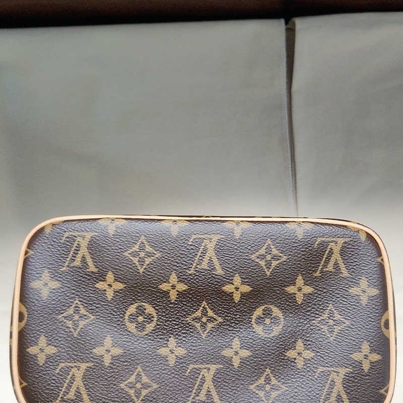 LV經典老花~化妝箱~化妝手提包-4