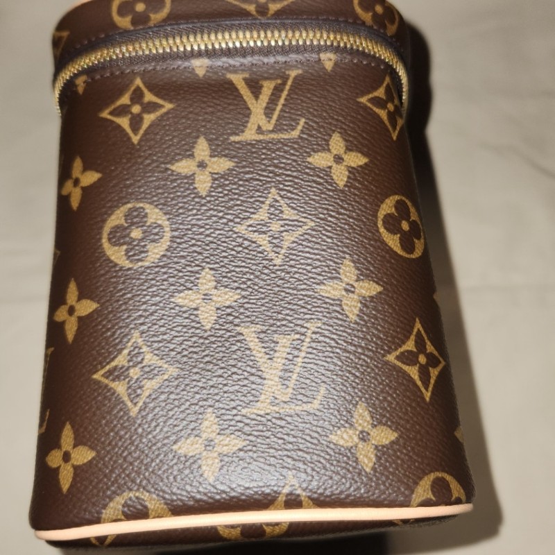 LV經典老花~化妝箱~化妝手提包-6