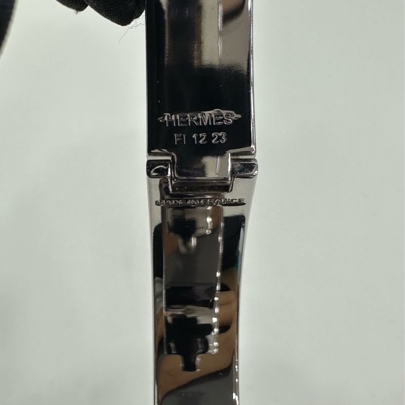 Hermès 愛馬仕 Clic H型淡藍色手環-3