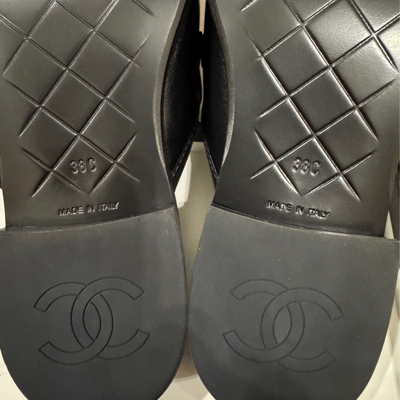 CHANEL MULE SLIDES 書包釦穆勒鞋-3
