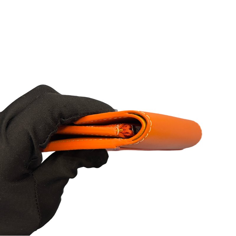 GOYARD SAINT GABRIEL ORANGE PHW CANVAS WALLET-7