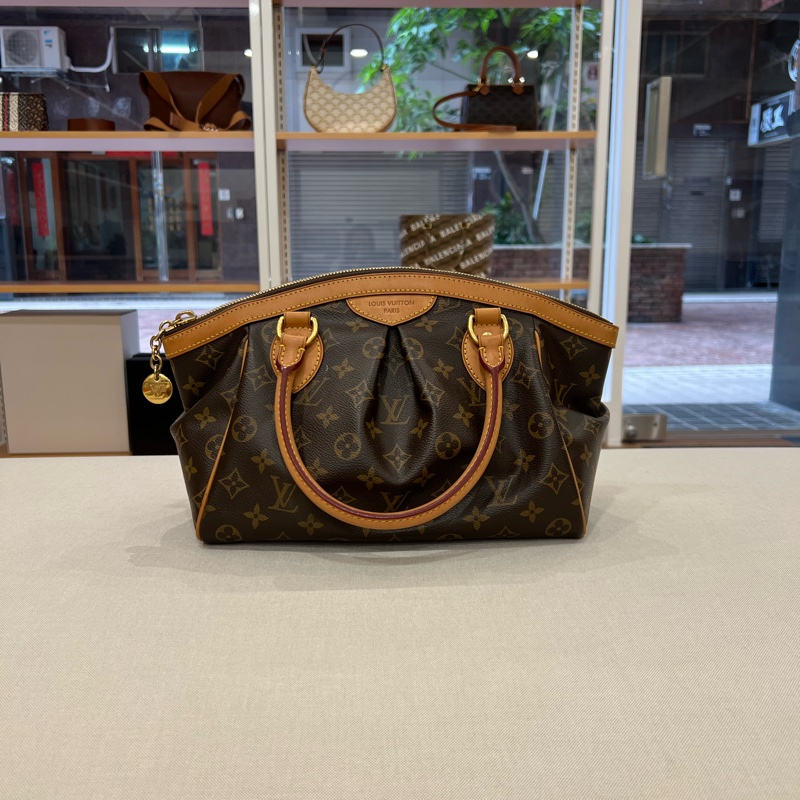 LV Tivoli PM Monogram 老花 水餃包手提包-0