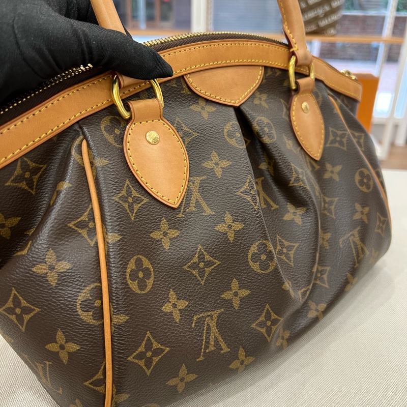 LV Tivoli PM Monogram 老花 水餃包手提包-7