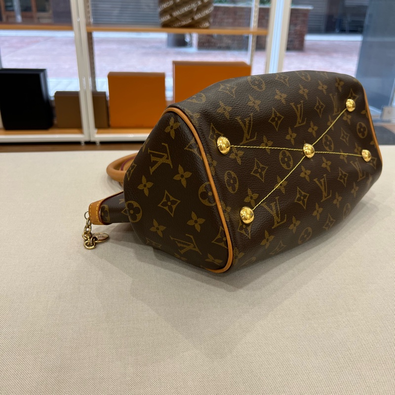 LV Tivoli PM Monogram 老花 水餃包手提包-13