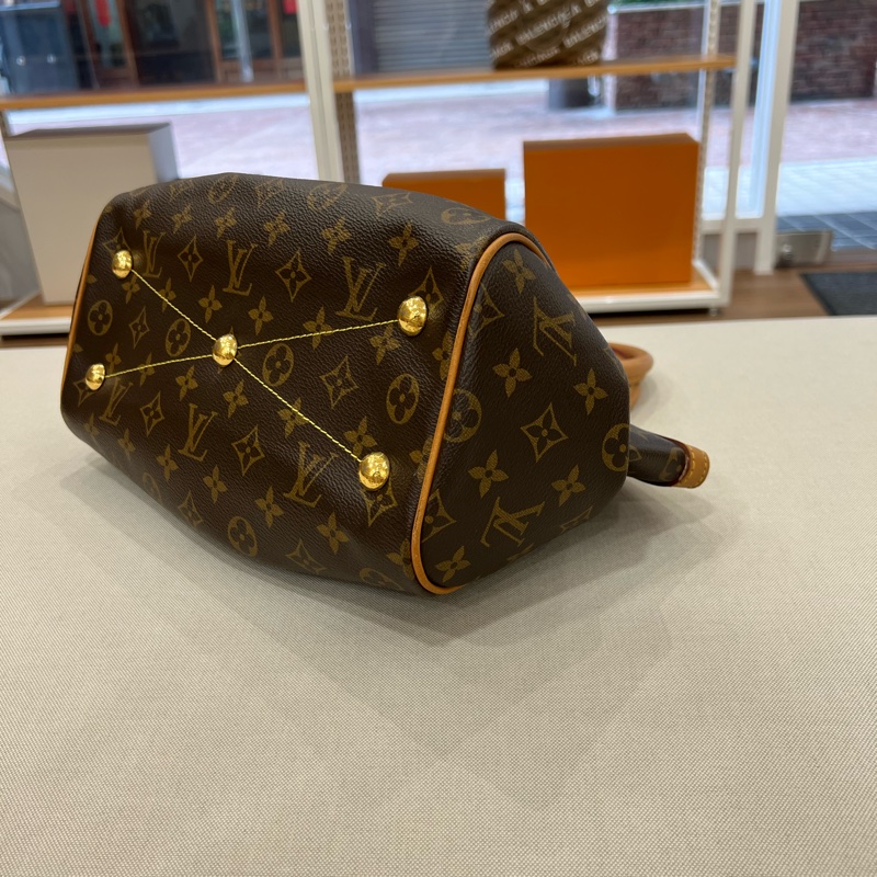 LV Tivoli PM Monogram 老花 水餃包手提包-14