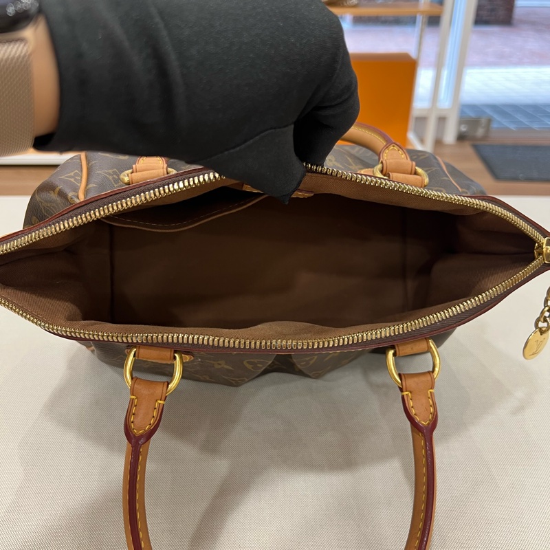LV Tivoli PM Monogram 老花 水餃包手提包-16
