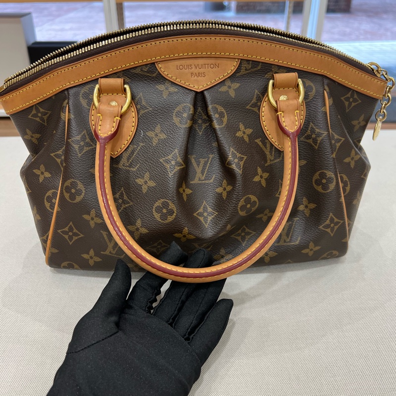 LV Tivoli PM Monogram 老花 水餃包手提包-19
