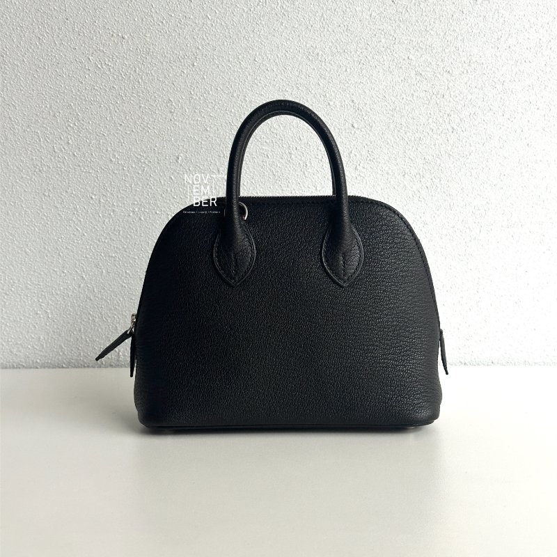 全新全配有購證💖 Hermès Mini Bolide 黑色銀釦-1