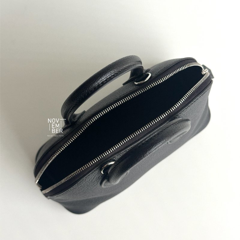 全新全配有購證💖 Hermès Mini Bolide 黑色銀釦-3