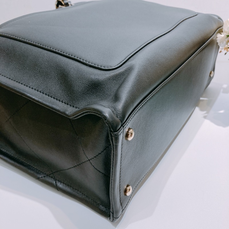 TW4464 Chanel 香奈兒 新款CC大logo托特包Coco Mark Tote Bag Calfskin-6