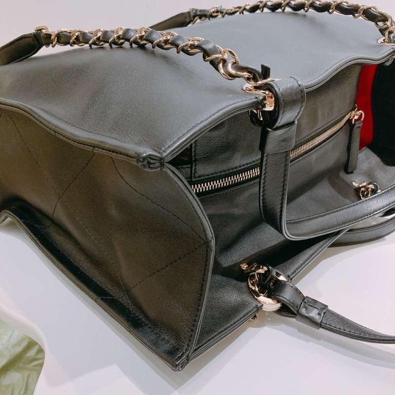 TW4464 Chanel 香奈兒 新款CC大logo托特包Coco Mark Tote Bag Calfskin-10
