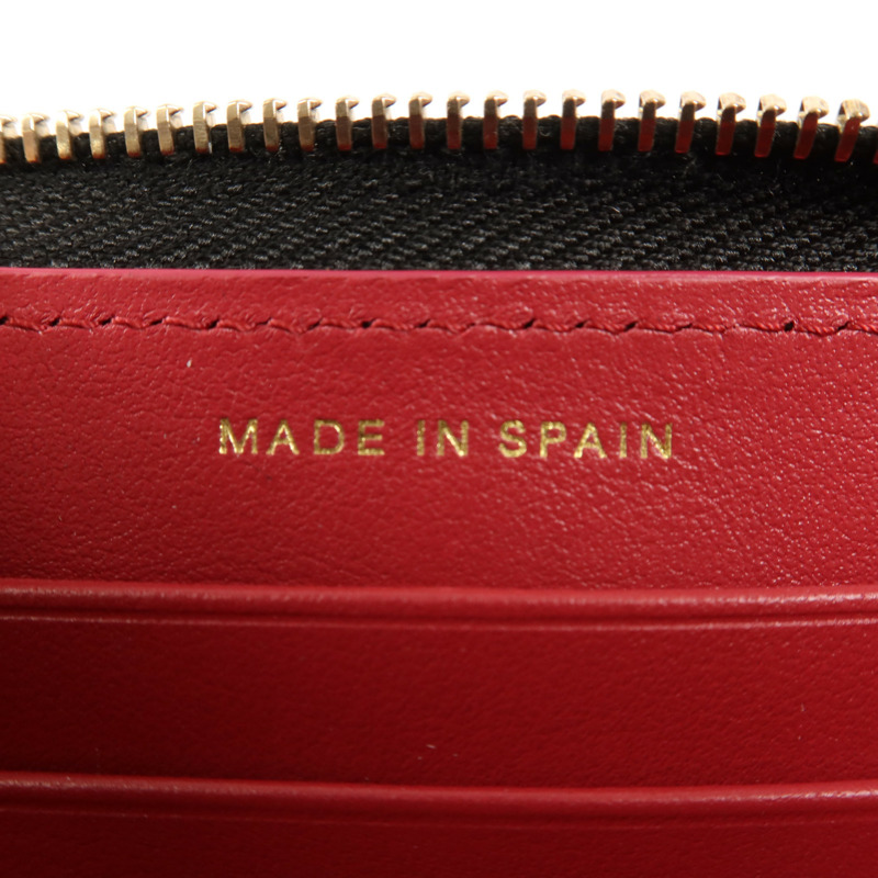 CHANEL 羊皮皮革Wallet金扣錢包-6