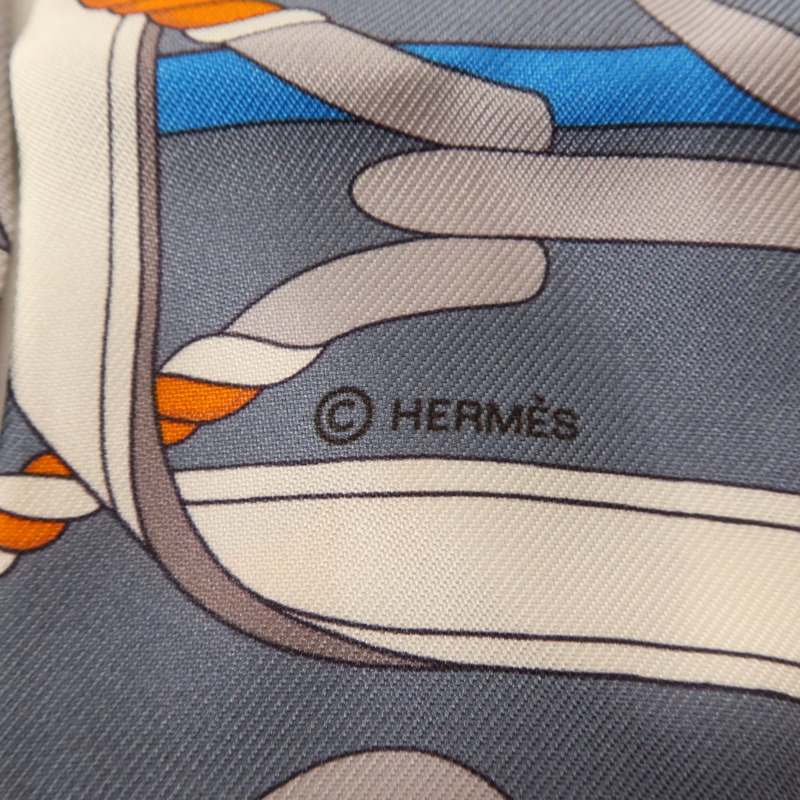 HERMES 絲質Twilly絲巾-5