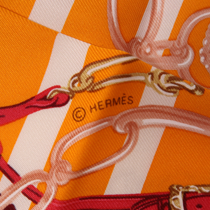 HERMES 絲質Twilly絲巾-5