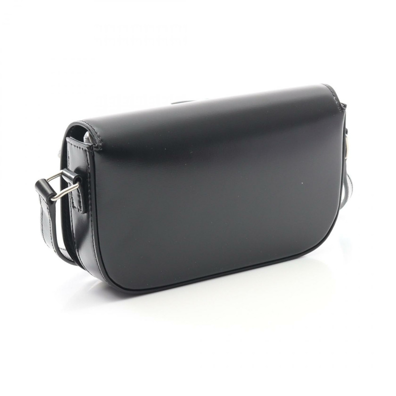 CELINE Triomphe 肩背包 117893BF438SI 皮革 黑色 全新 女用斜背包-1