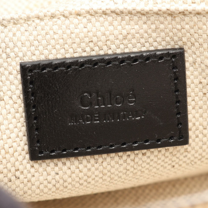 Chloe 小號相機單肩包 CHC24AS534N83001 皮革黑色 全新 女款-3