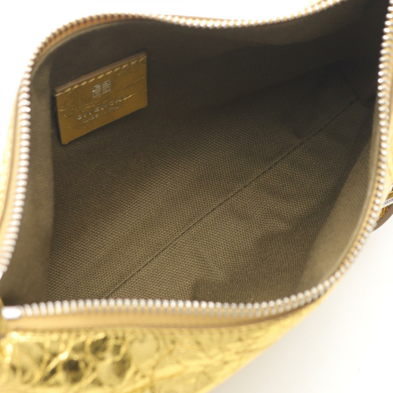 GIVENCHY VOYOU 迷你肩斜背包 BB50THB1RM715 皮革 金色 全新 女款-2