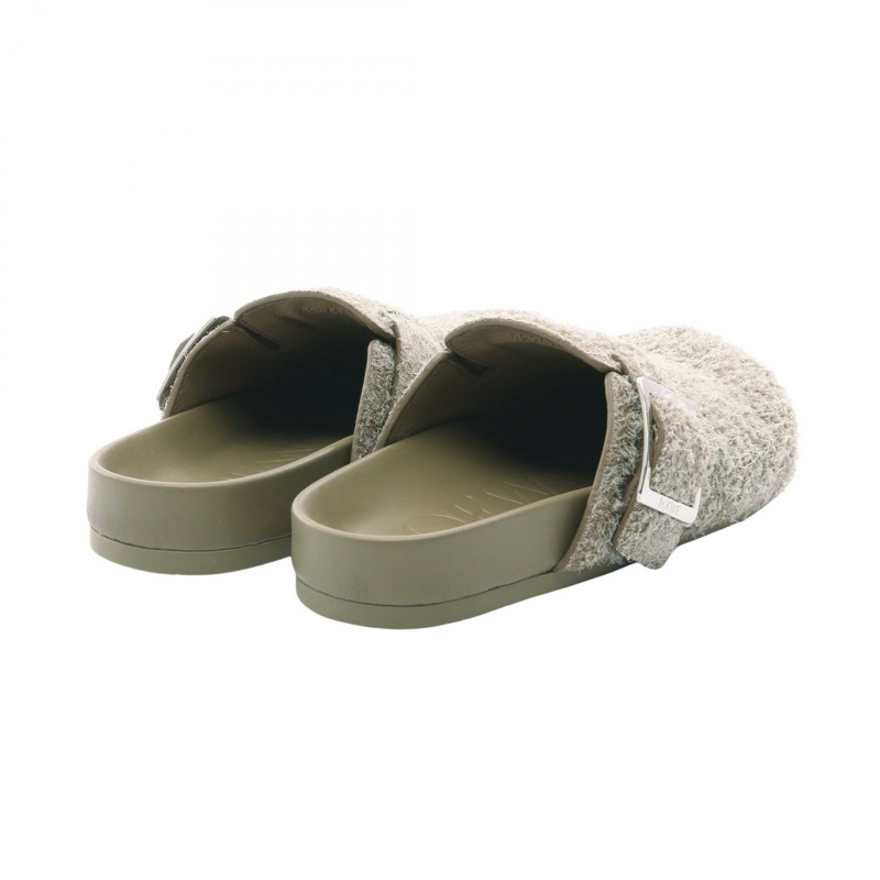 LOEWE Ease Buckle Mule LLSS379X06416038 磨毛絨面革 米色 #38 新款 女款-1