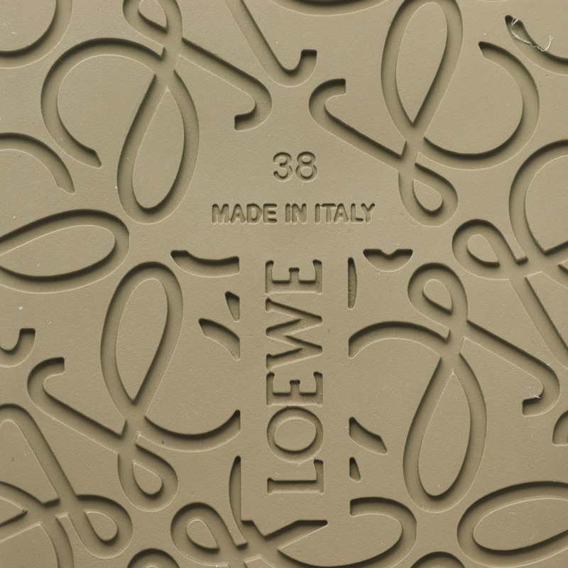 LOEWE Ease Buckle Mule LLSS379X06416038 磨毛絨面革 米色 #38 新款 女款-5