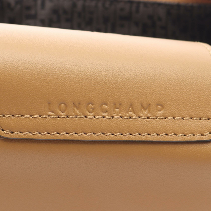 Longchamp Le Pliage Extra S 肩背包 10316987004 皮革 棕色 全新 女士-3