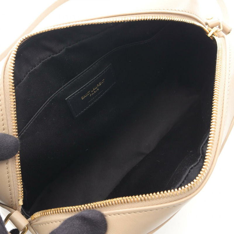 SAINT LAURENT PARIS LOU Monogram 相機包 761554DV 皮革 米色 二手 女款-2