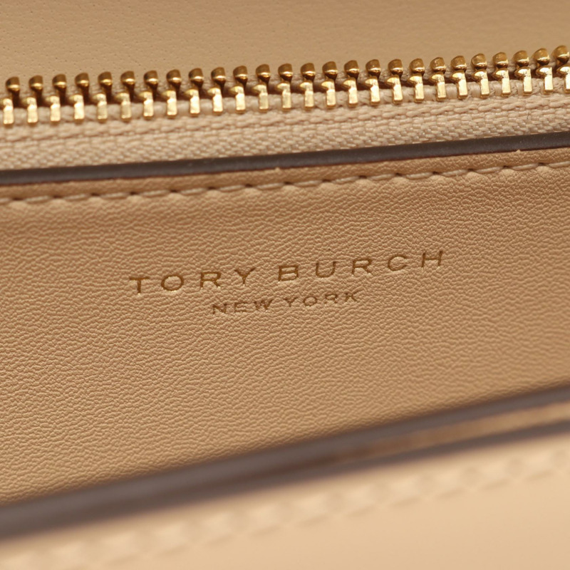 Tory Burch ELENOR Eleanor 鏈條單肩包 161929700 皮革米色新款女款-3
