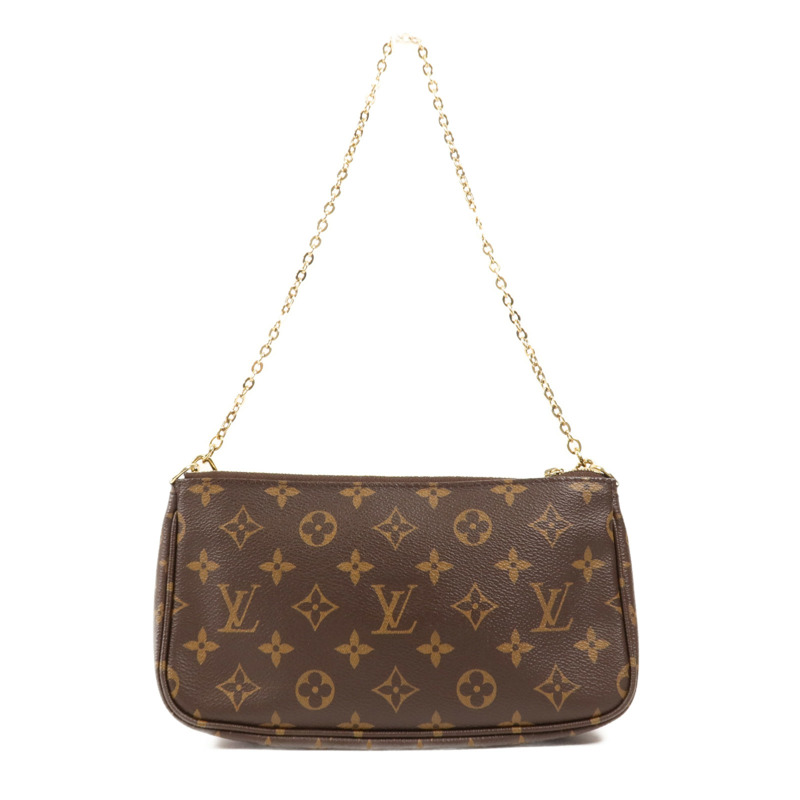 LOUIS VUITTON Monogram Multi Pochette Accessoires金扣肩背袋-1