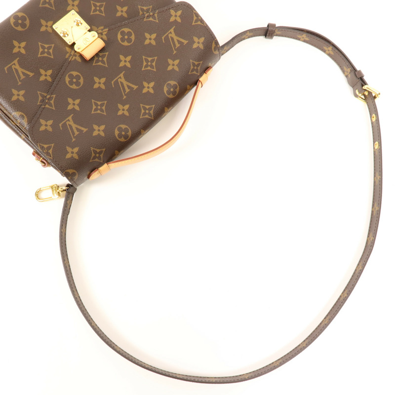 LOUIS VUITTON Monogram Pochette Metis MM金扣手挽肩背兩用袋-4