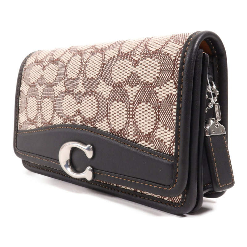 COACH 帆布Shoulder Bag銀扣肩背袋-2